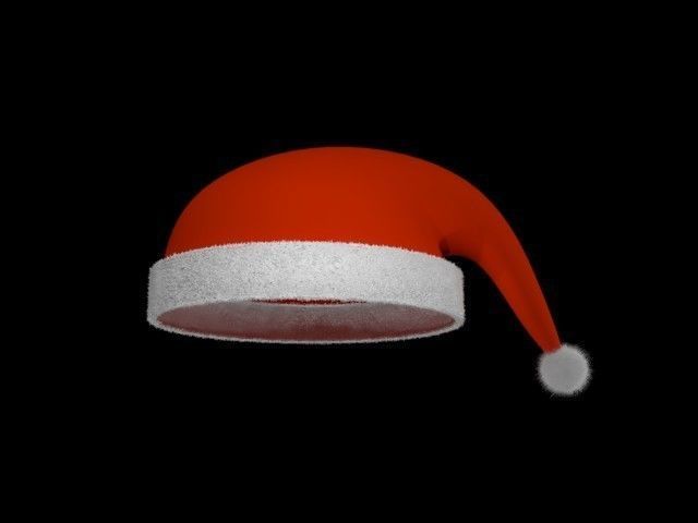 Christmas hat 3D model_4