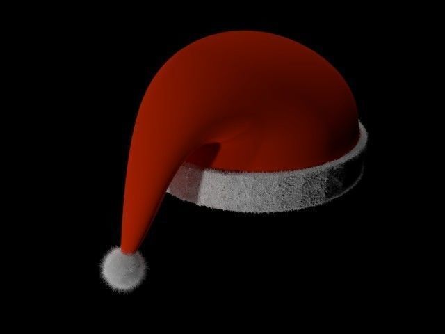 Christmas hat 3D model_5