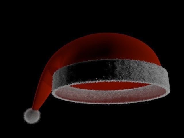 Christmas hat 3D model_3