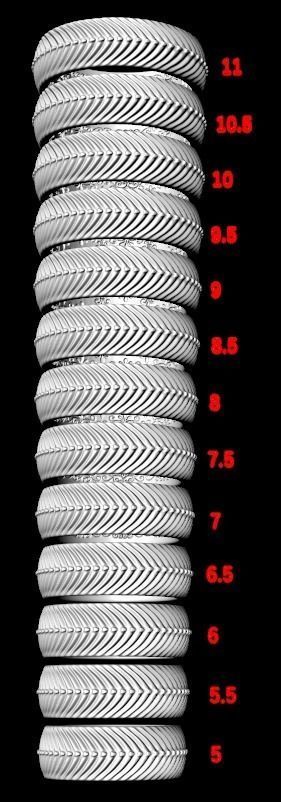 The ring in the style of antiquity sizes from 5 to 11 206 3D print model_9