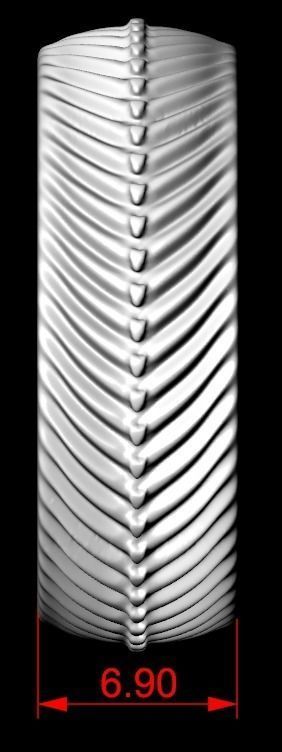 The ring in the style of antiquity sizes from 5 to 11 206 3D print model_12