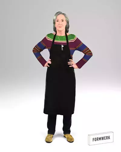 Women 01 Artisan - 3D Scan printable 3D print model