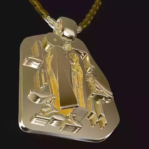 Royal tombs Pendant 3D print model