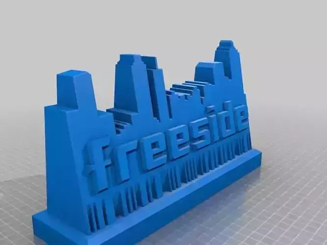 Monument to Freeside Free 3D print model