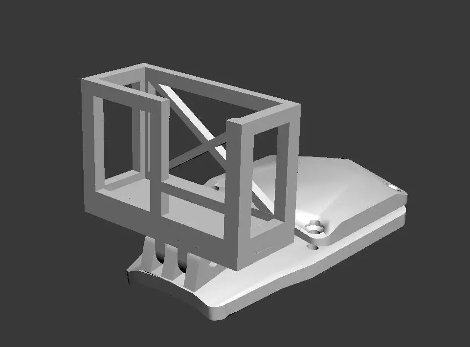 GoPro Headmount for headgear Free 3D print model_0