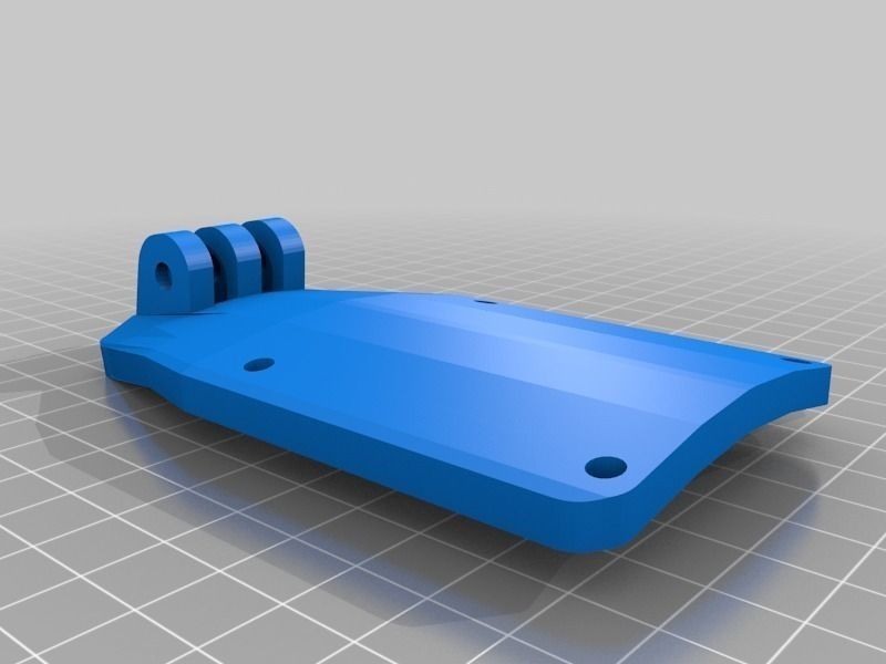 GoPro Headmount for headgear Free 3D print model_2