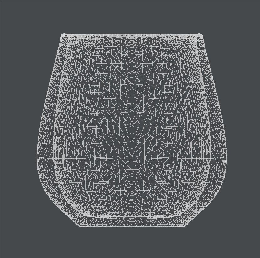Stemless Wine Glass Free 3D print model_1