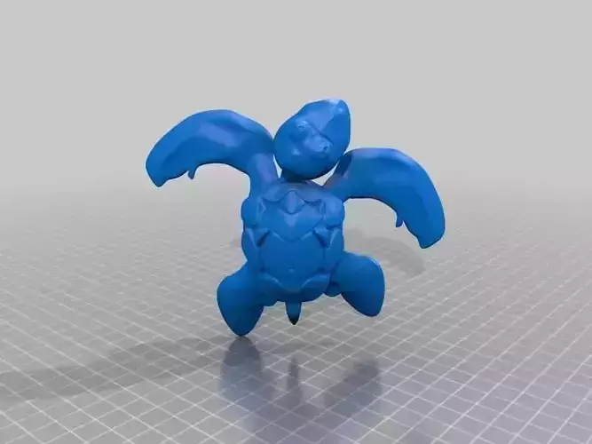 Sea Turtle Facing Right