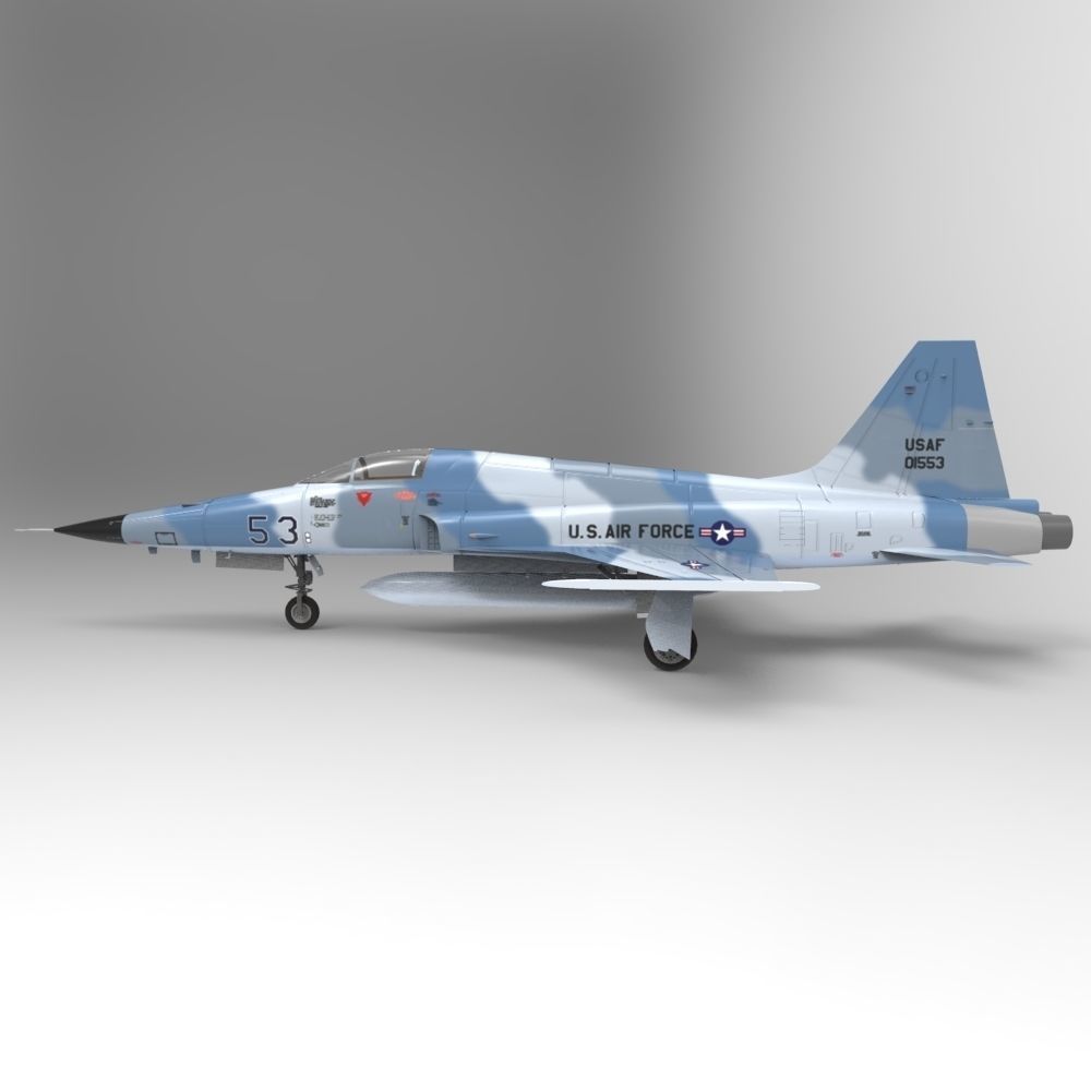 F5 E Tiger II in 3ds and obj format 3D model_2