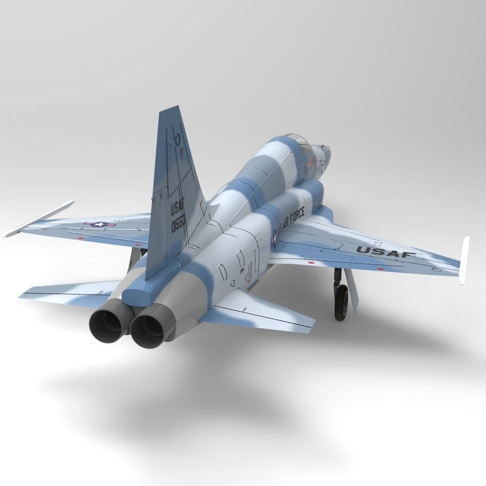 F5 E Tiger II in 3ds and obj format 3D model_4