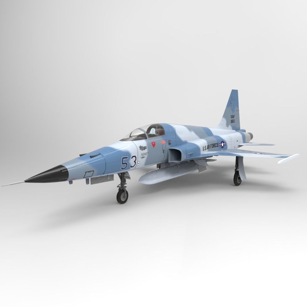 F5 E Tiger II in 3ds and obj format 3D model_1