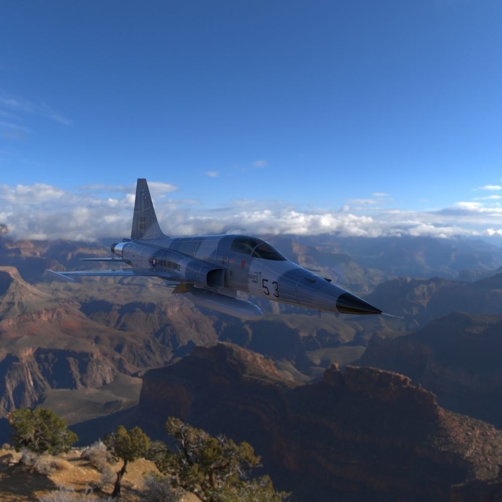 F5 E Tiger II in 3ds and obj format 3D model_9