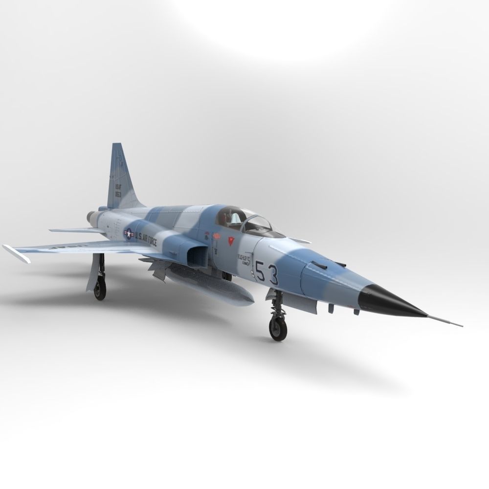 F5 E Tiger II in 3ds and obj format 3D model_3