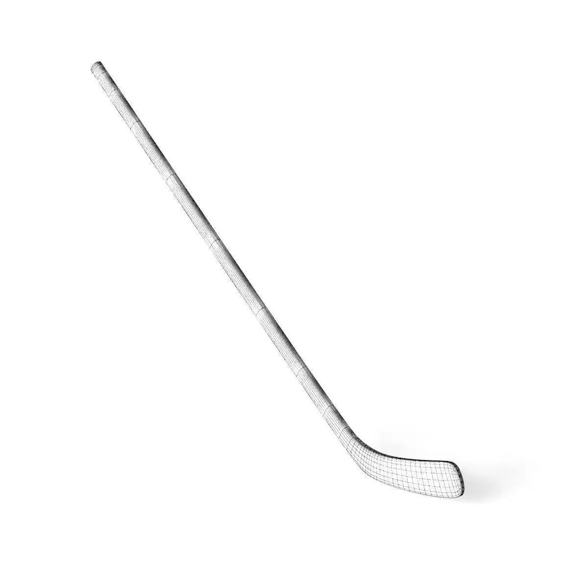 Hockey Stick and Puck 3D model