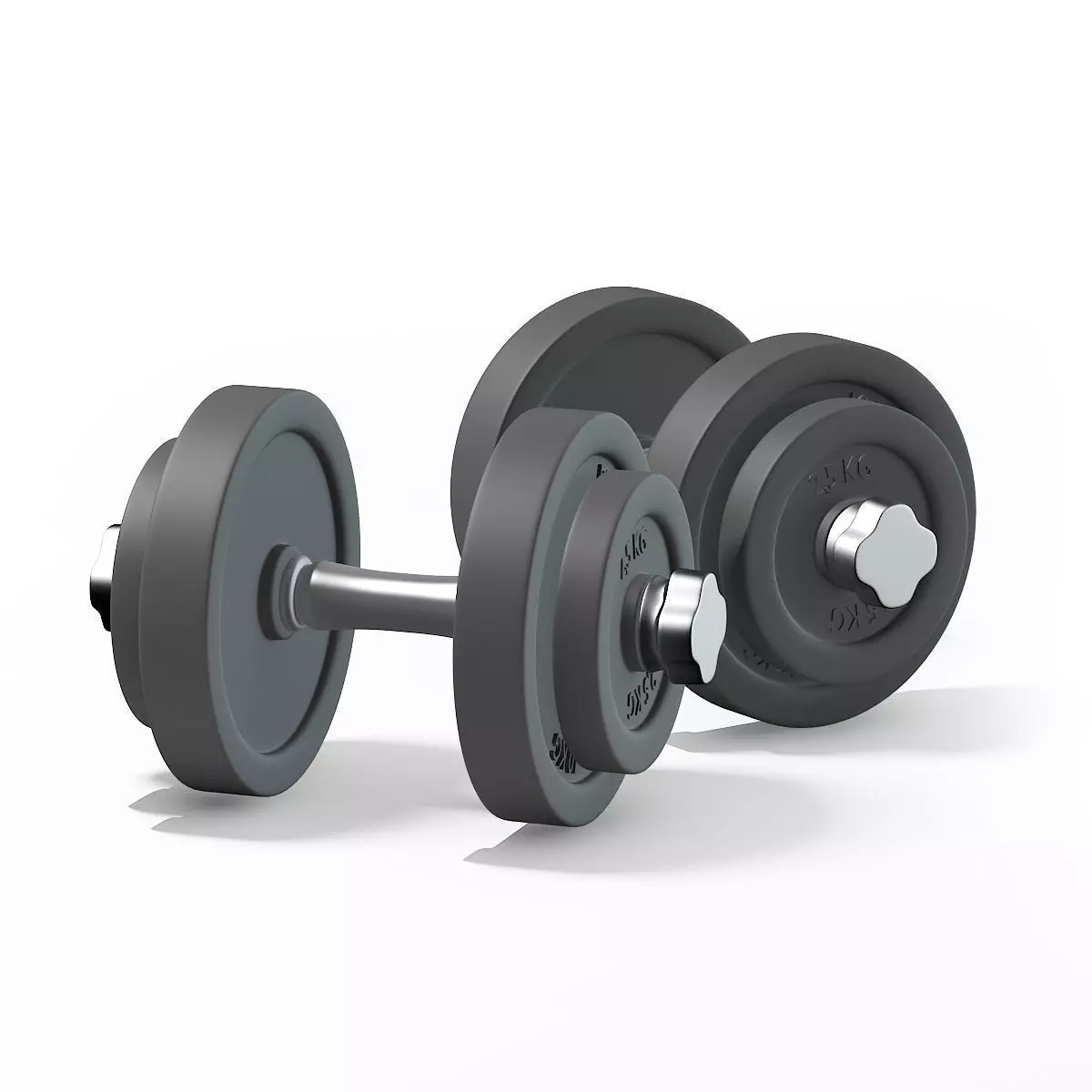 Dumbbells 3D model_0