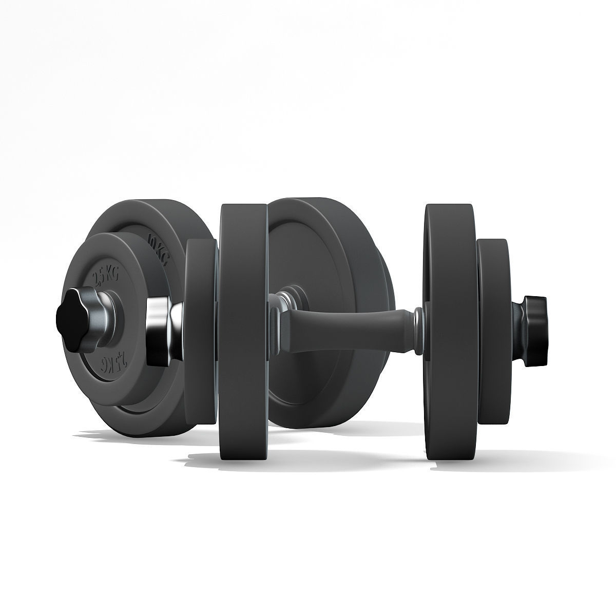 Dumbbells 3D model_2