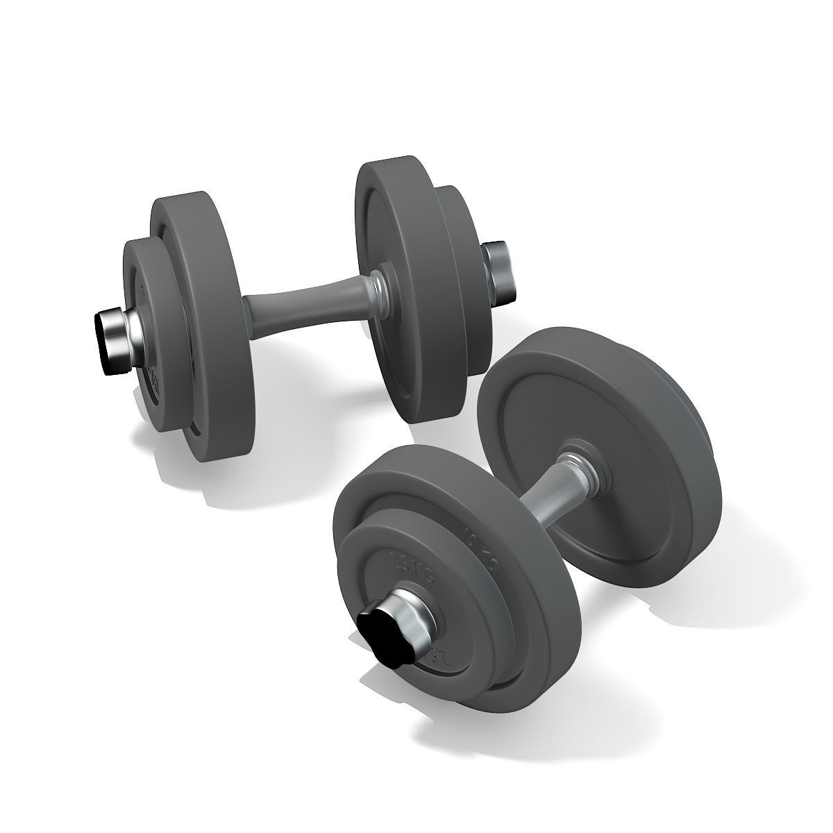 Dumbbells 3D model_4