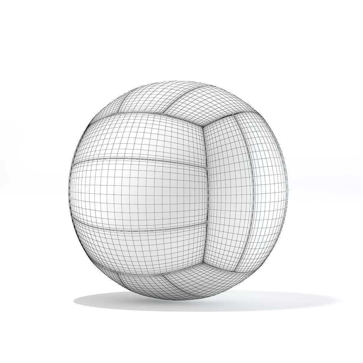 Volleyball ball 3D model_3