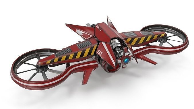 Robot 10AG14 Low-poly 3D model