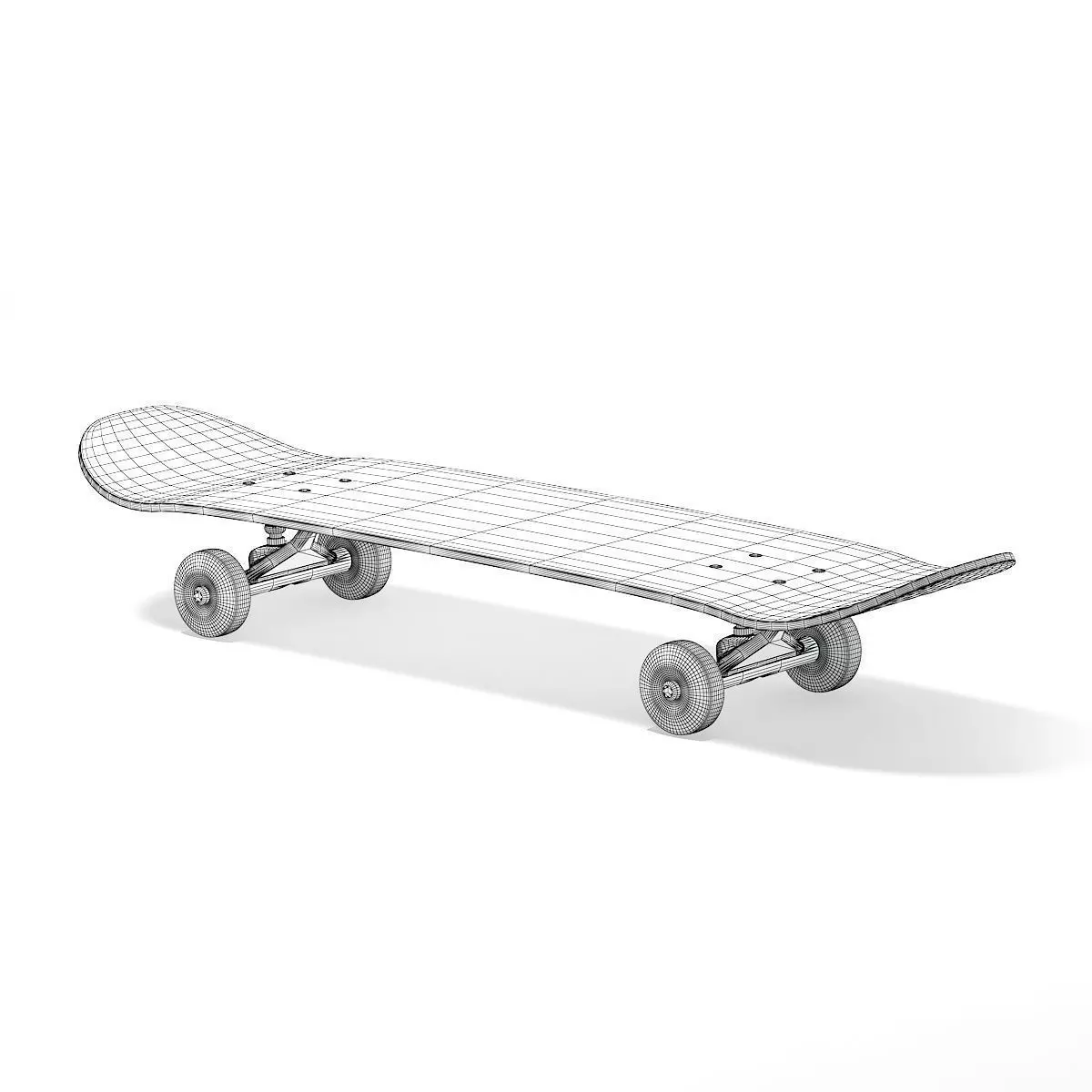 Skateboard 3D model_3
