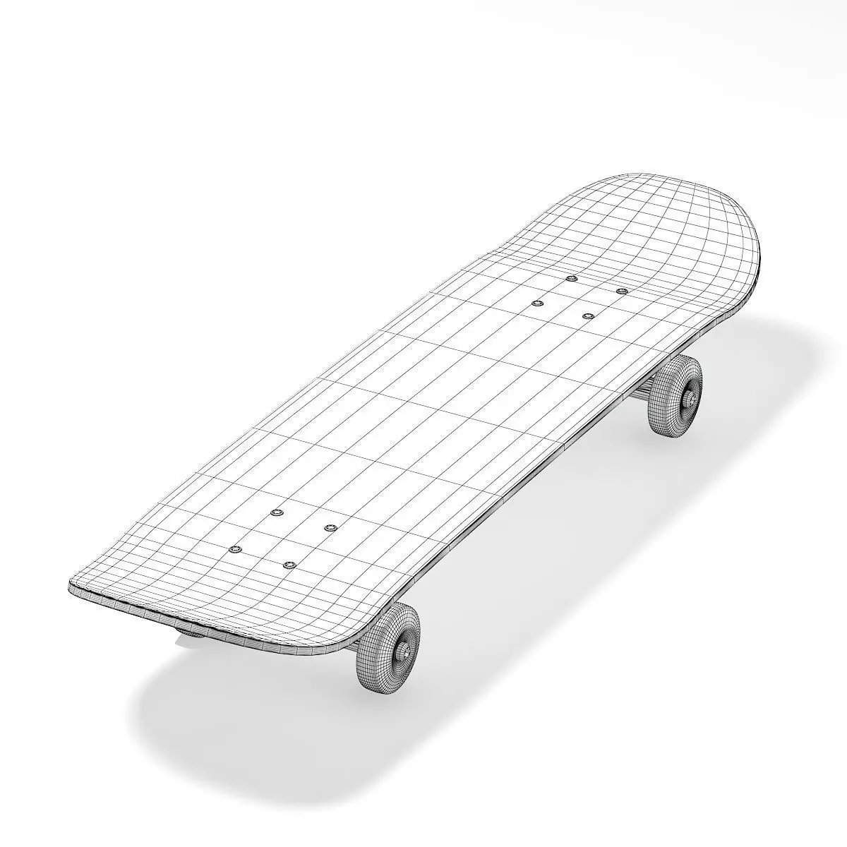 Skateboard 3D model_2