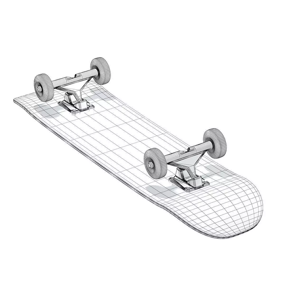 Skateboard 3D model_4