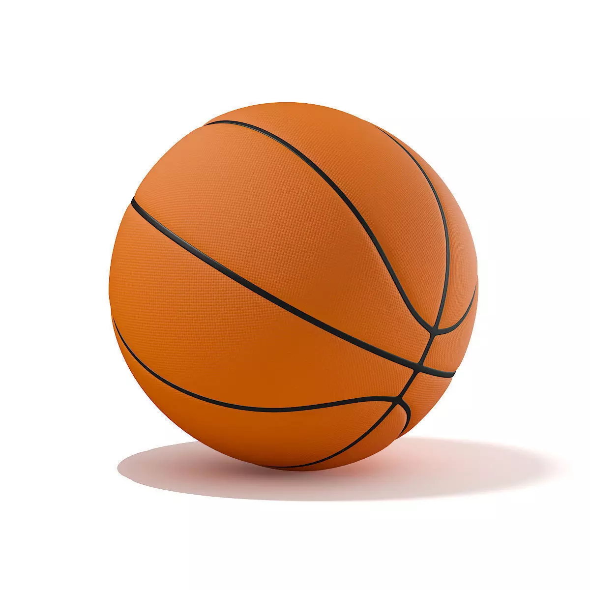 Basketball ball 3D model_0