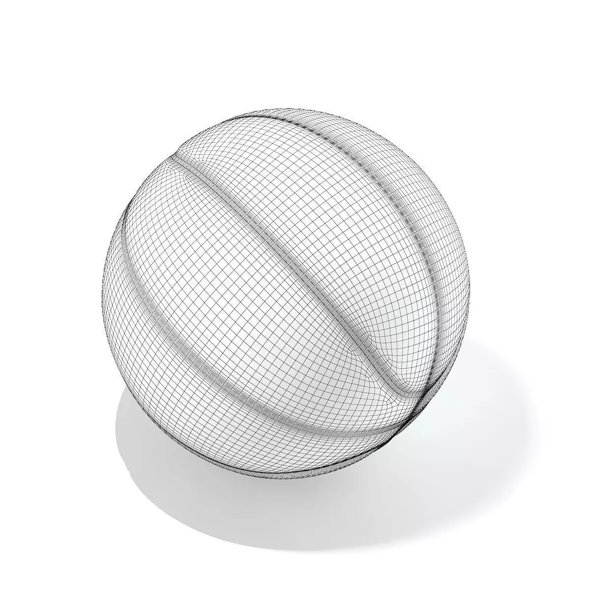 Basketball ball 3D model_2