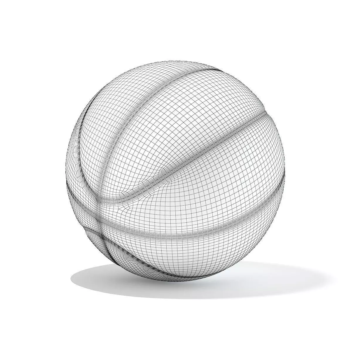Basketball ball 3D model_3