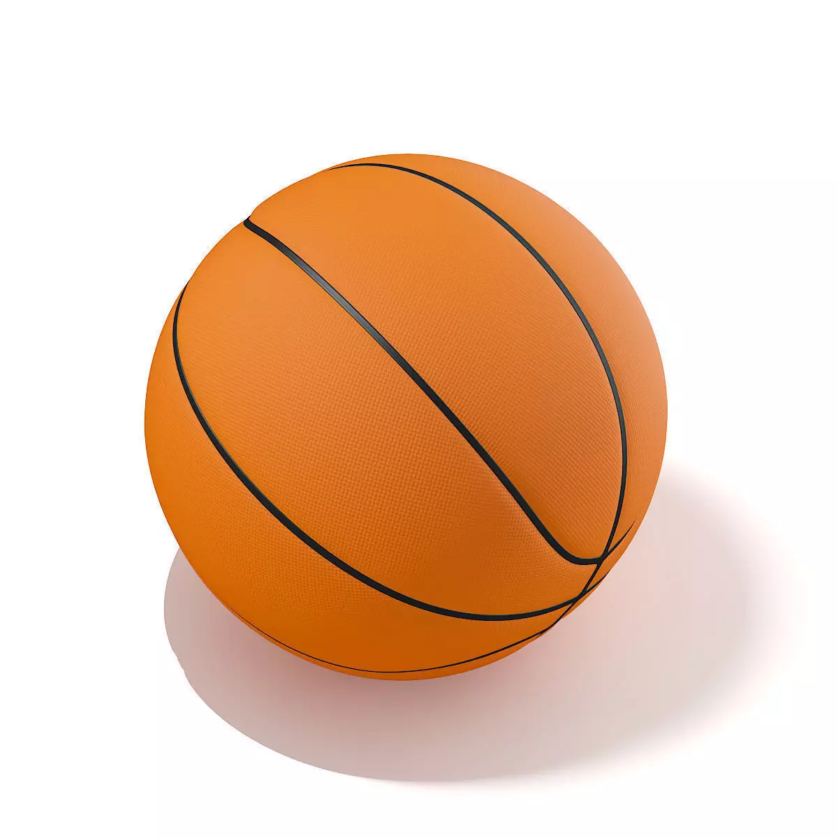 Basketball ball 3D model_4