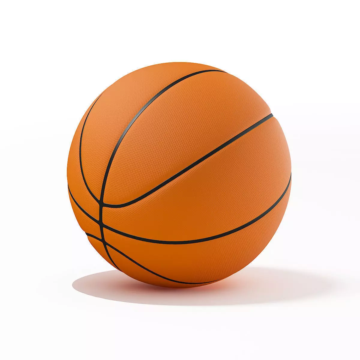 Basketball ball 3D model_1