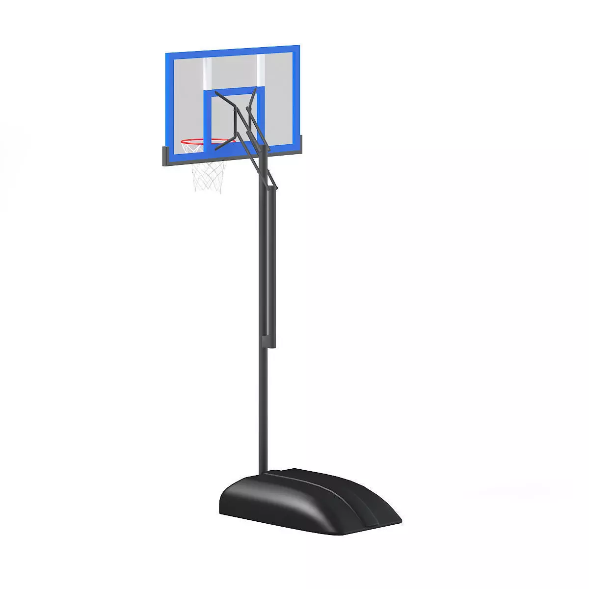 Basketball Backboard 3D model_0