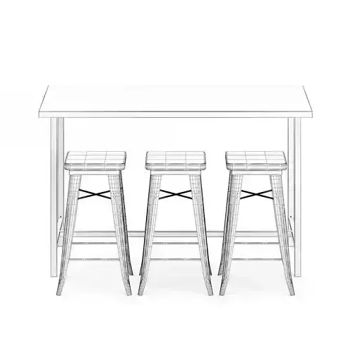 Bar Table with Stools