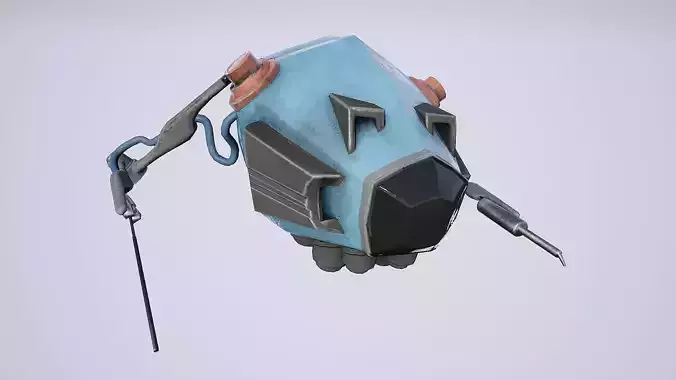 Droid Welder Free low-poly 3D model
