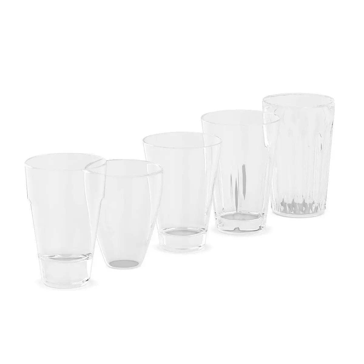 Set of Glasses 3D model