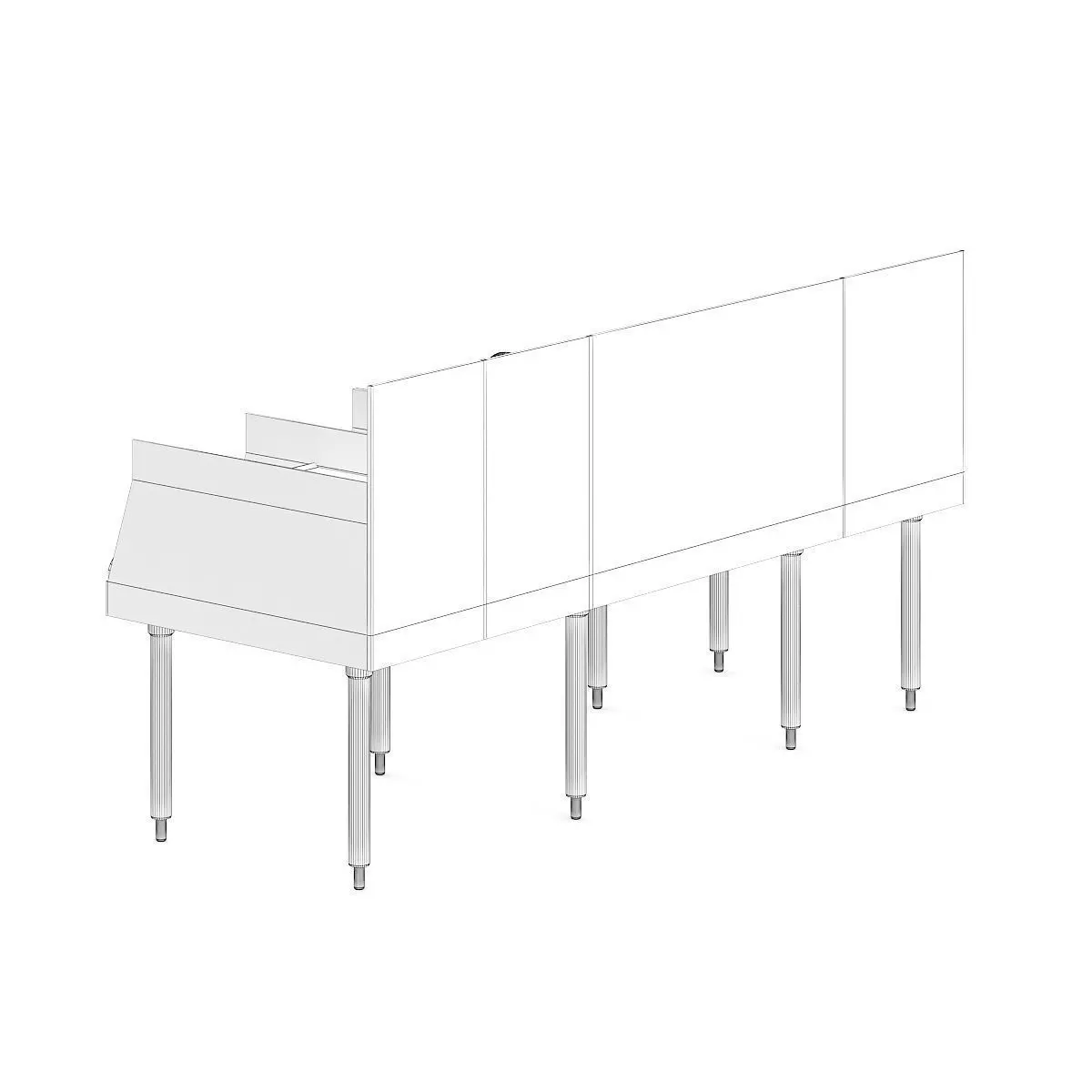 Bar Station 3D model_5