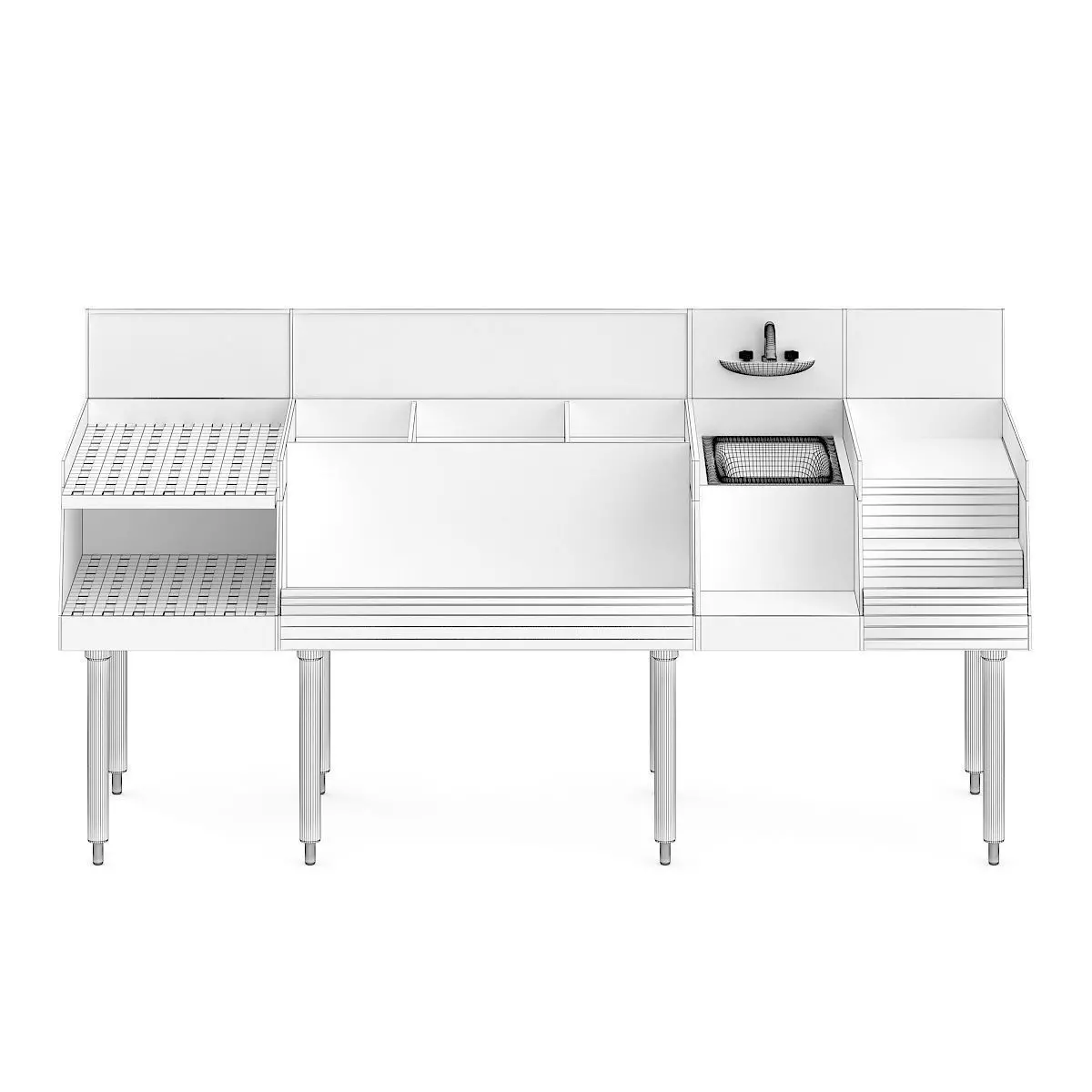 Bar Station 3D model_2