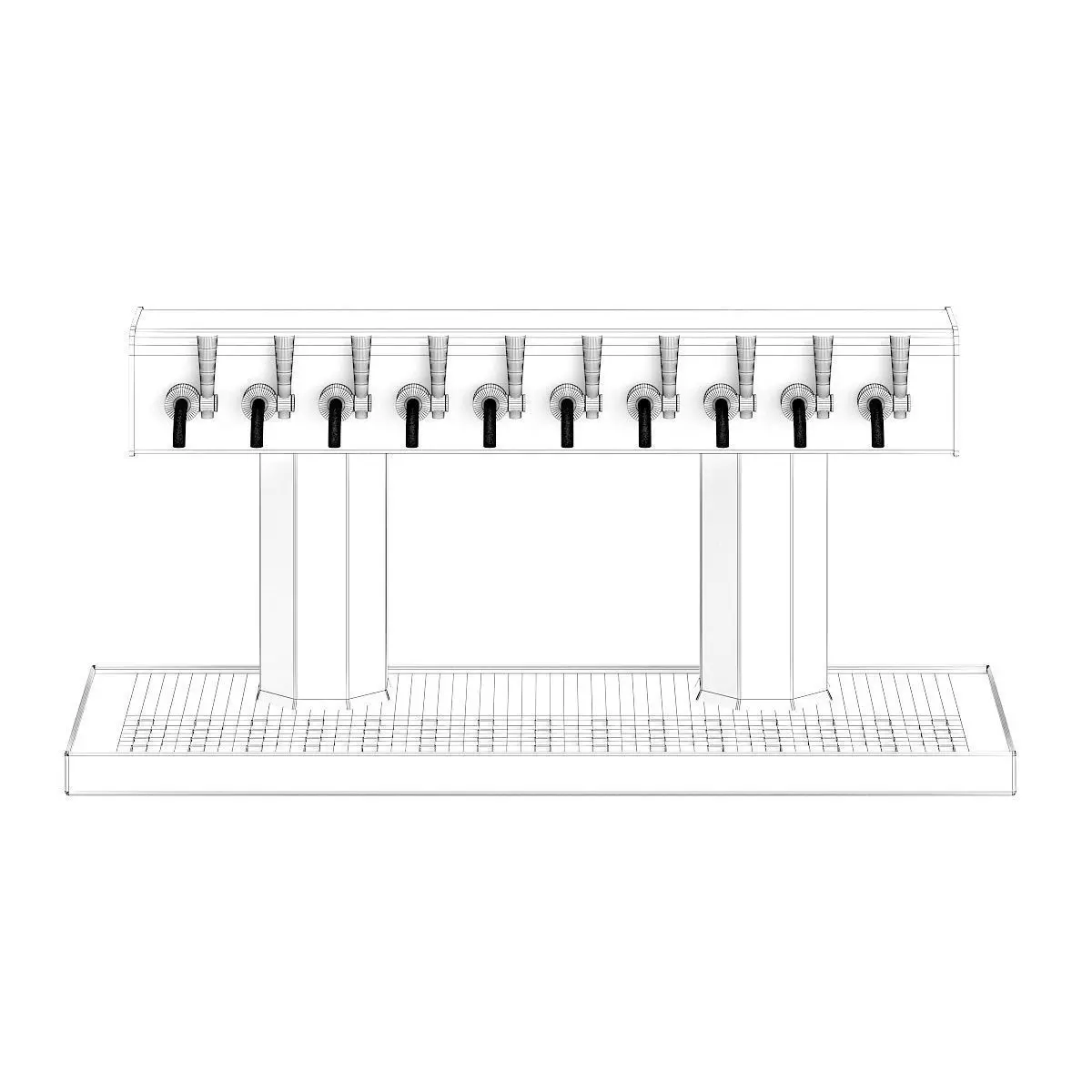 Beer Pourer 3D model_2