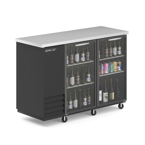 Fridge with Beer Bottles and Cans 3D model