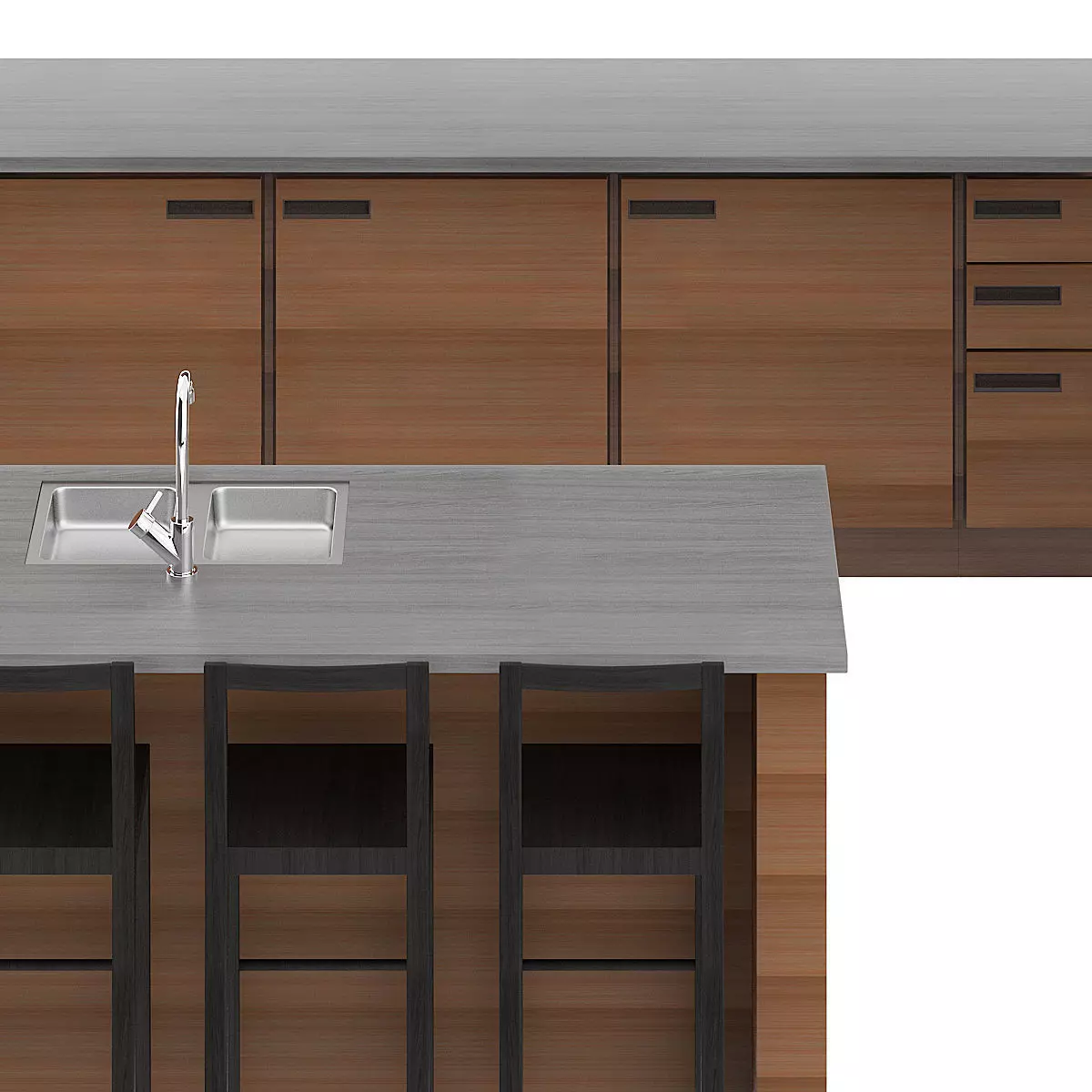 Kitchen Furniture Set 3 3D model