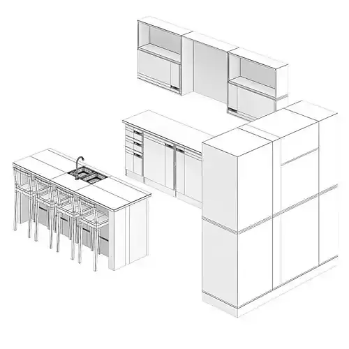 Kitchen Furniture Set 3