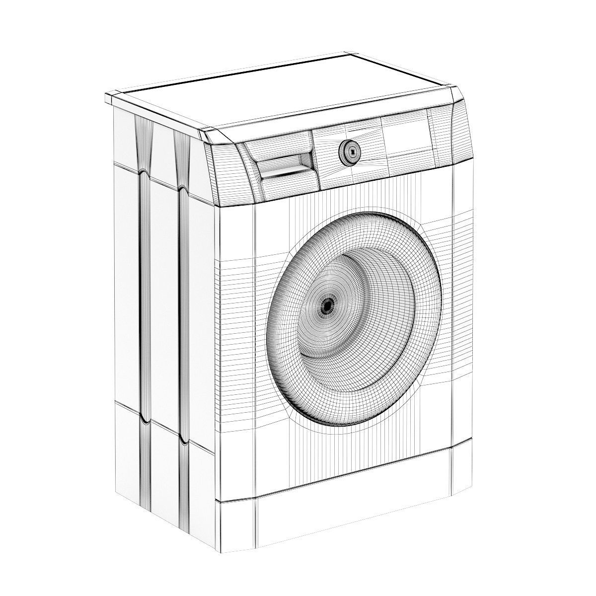 Washing Machine 3D model_1