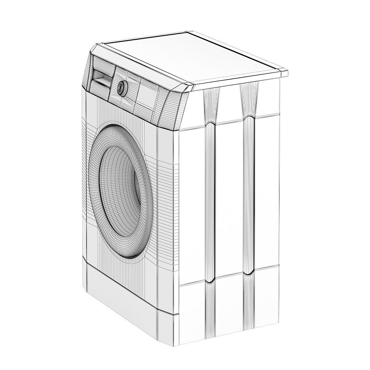 Washing Machine 3D model_3