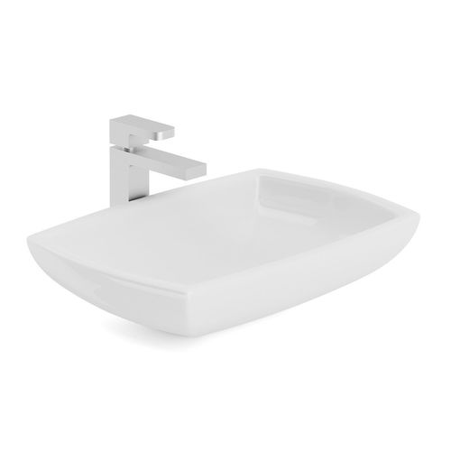 Washbasin rectangular bathroom sink 3D model