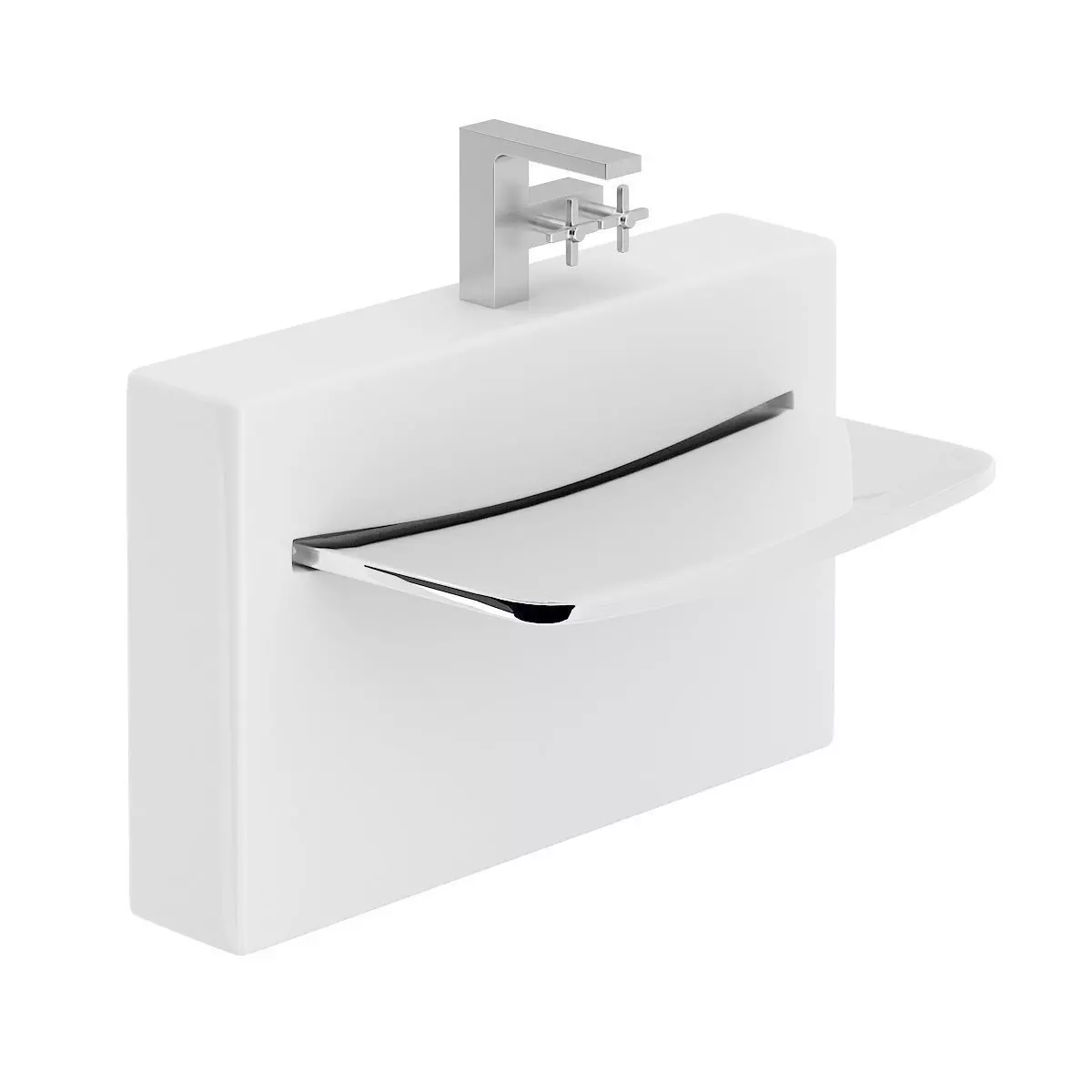 Glass Washbasin 3D model