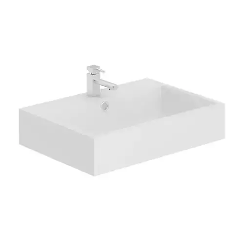 Rectangular Washbasin 3D model