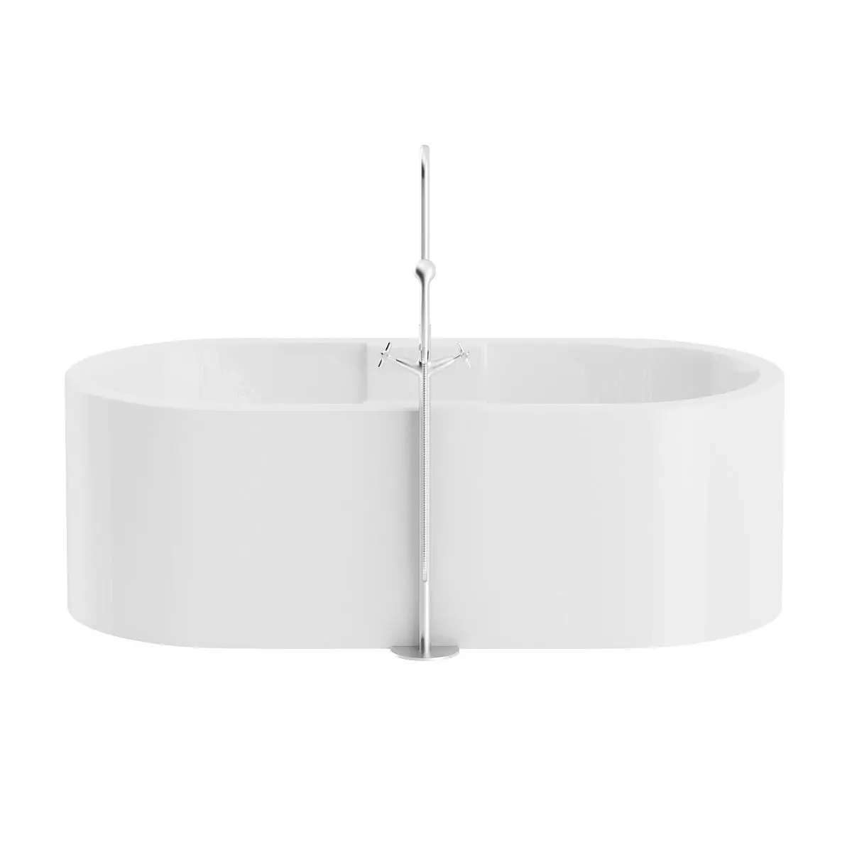 Large Rounded Bathtube 3D model