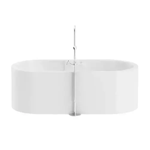 Large Rounded Bathtube 3D model