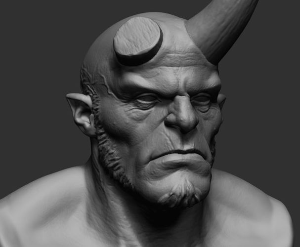 Hellboy Printable 3D print model