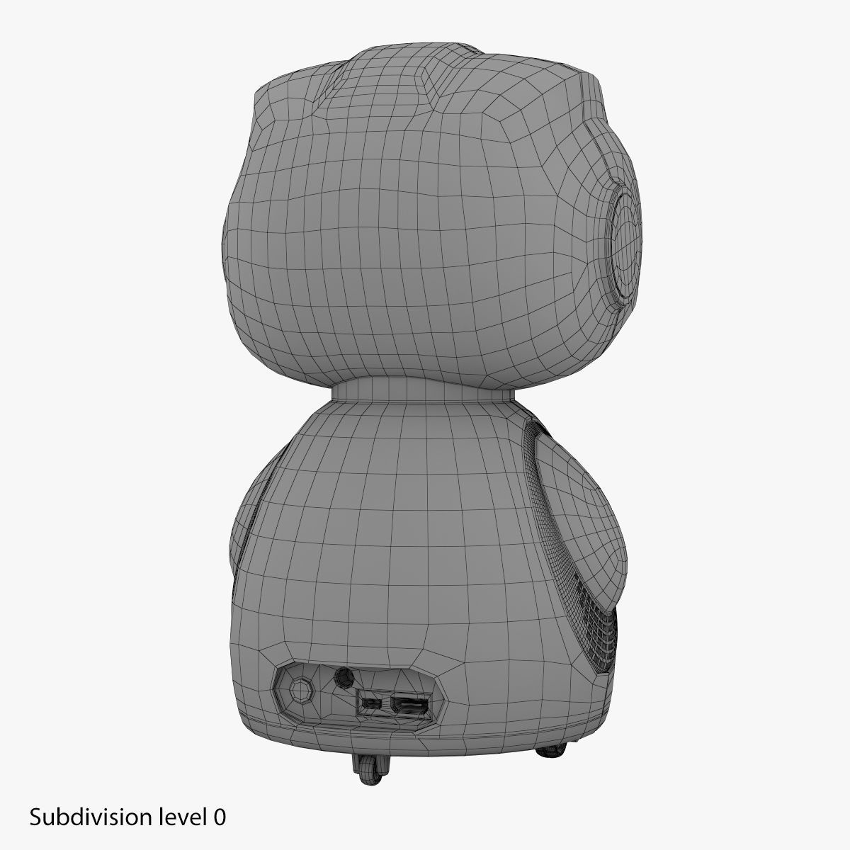 Yumi Smart Home Robot 3D model_20